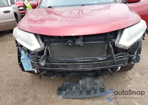 2016 Nissan Rogue Sv из США, поврежденный, VIN KNMAT2MV6GP641779